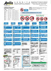 SEGNALETICA DI SICUREZZA CARTELLI VARI